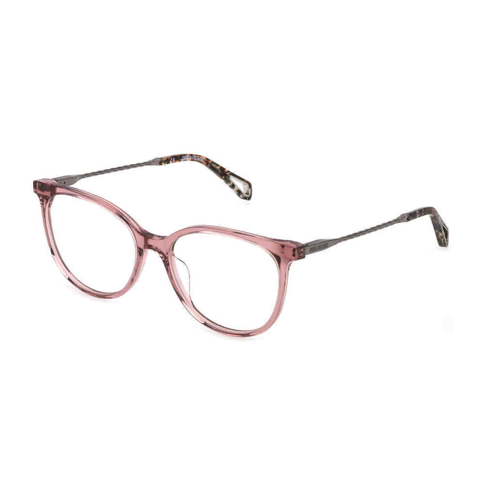 ZADIG & VOLTAIRE OPTICAL VZV288 Eyeglasses TRANSP.ANTIQUE-PINK 52mm